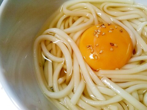 簡単♪子供が喜ぶ☆釜玉うどん♪節約献立☆昼・夜食☆